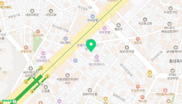 티디컴퍼니 위치 (네이버 지도)