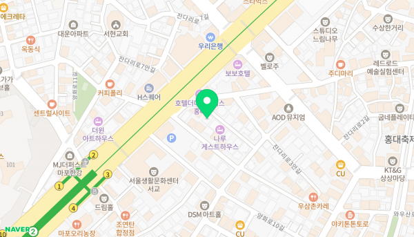 티디컴퍼니 위치 (네이버 지도)