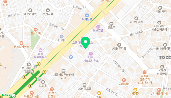 티디컴퍼니 위치 (네이버 지도)