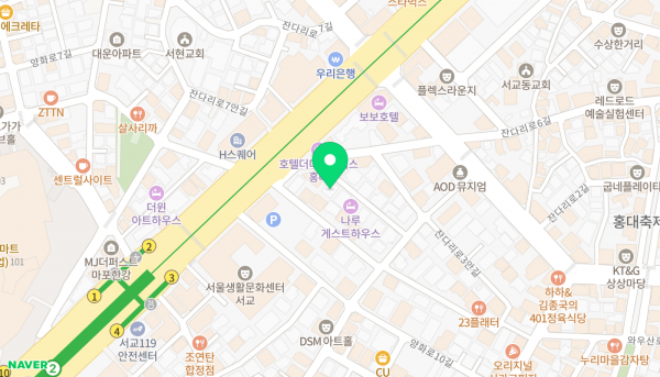 티디컴퍼니 위치 (네이버 지도)