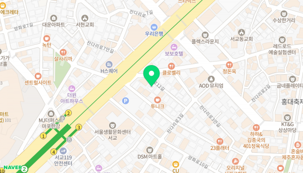 티디컴퍼니 위치 (네이버 지도)