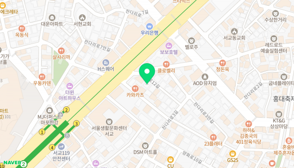티디컴퍼니 위치 (네이버 지도)