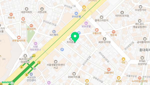 티디컴퍼니 위치 (네이버 지도)